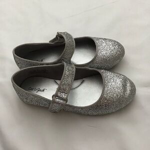 Toddler Girls Cat & Jack Addy Glitter Ballet Flats